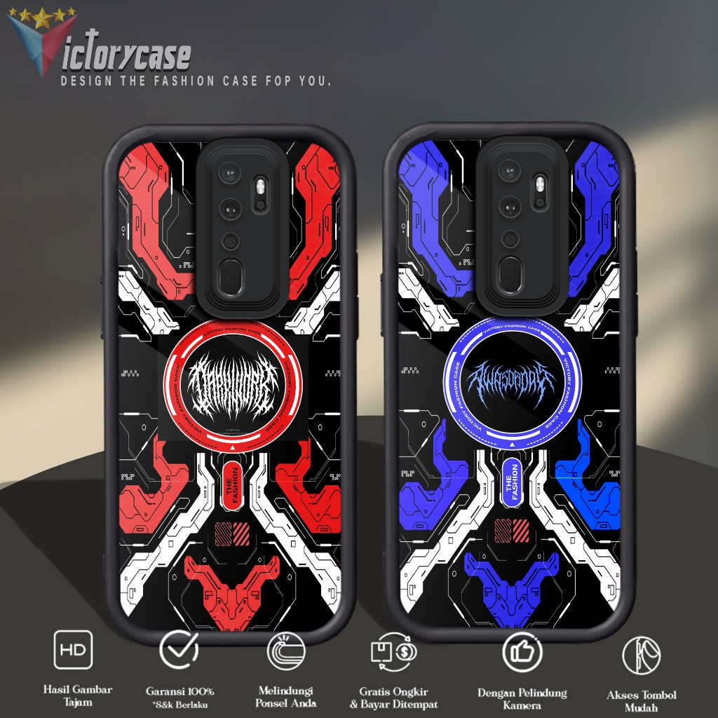 Case Premium Compatible For OPPO A5 A9 2020 Motif [ LOGO ] Casing Softcase Glossy Anti Jamur