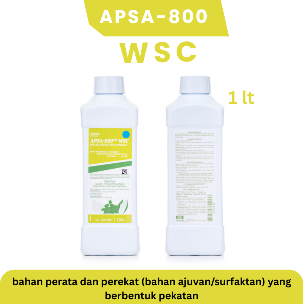 APSA 800 WSC - KEMASAN 1LT - 100% ORIGINAL