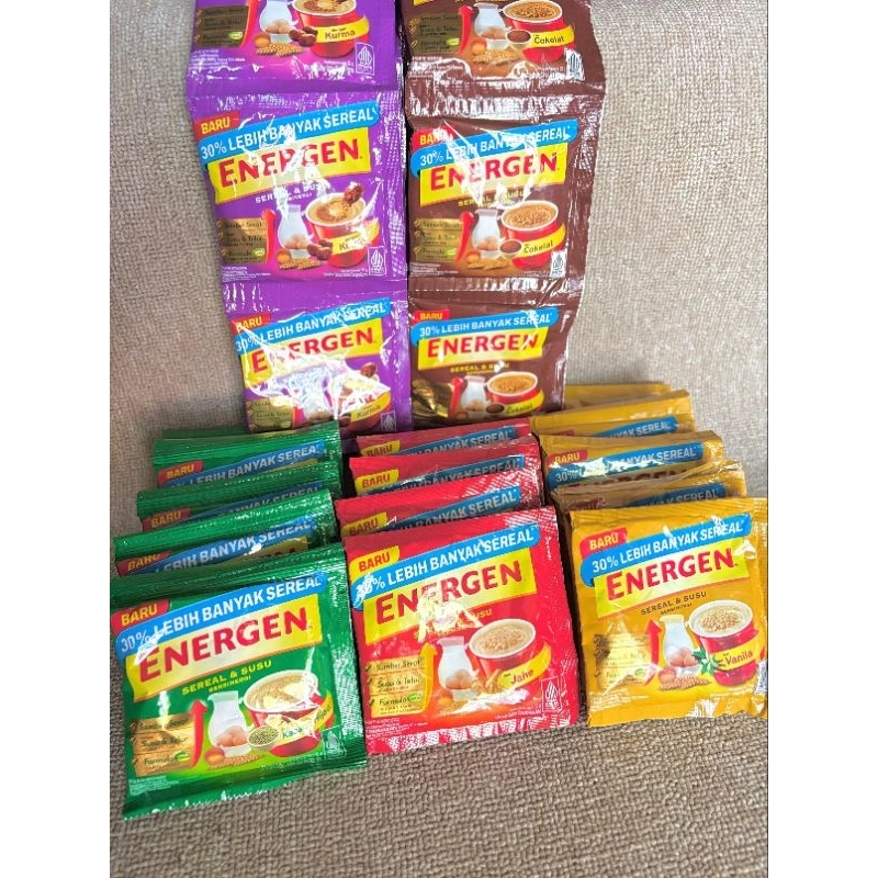 

ENERGEN CEREAL aneka rasa isi 10sachet