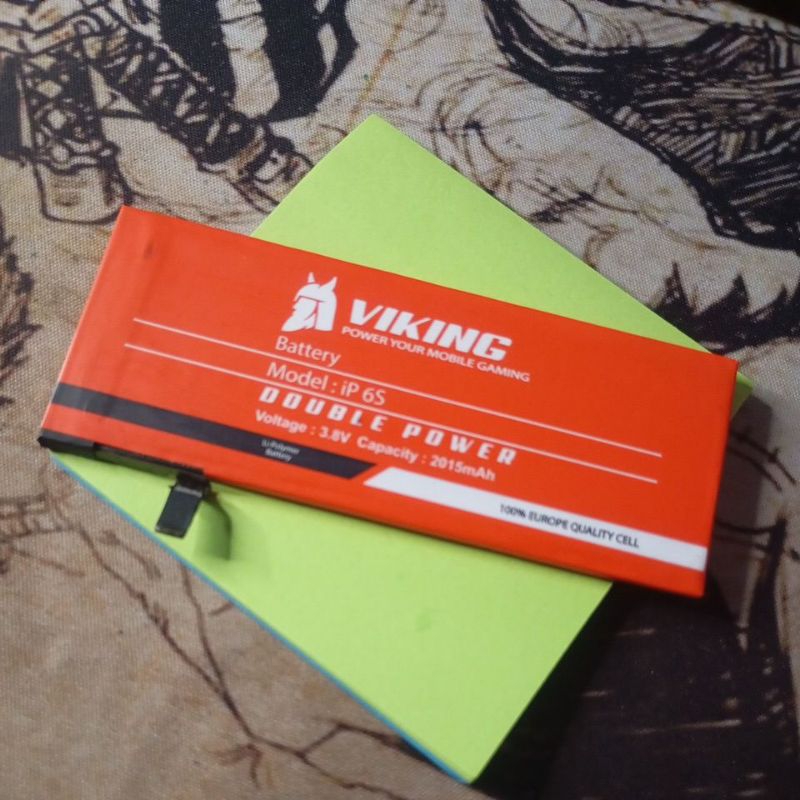 Batrai iPhone 6S Merek Viking Bekas Pemakaian Normal