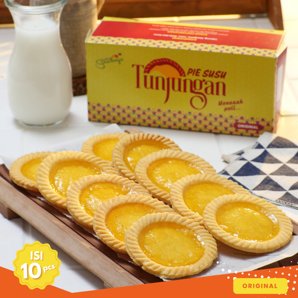 

PIE SUSU TUNJUNGAN ORIGINAL isi 10 pcs oleh oleh khas Surabaya