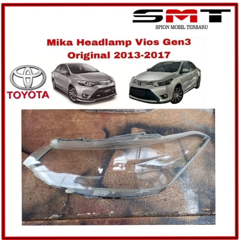 Mika headlamp Lampu depan vios gen3 2013 2014 2015 2016 2017 original copotan