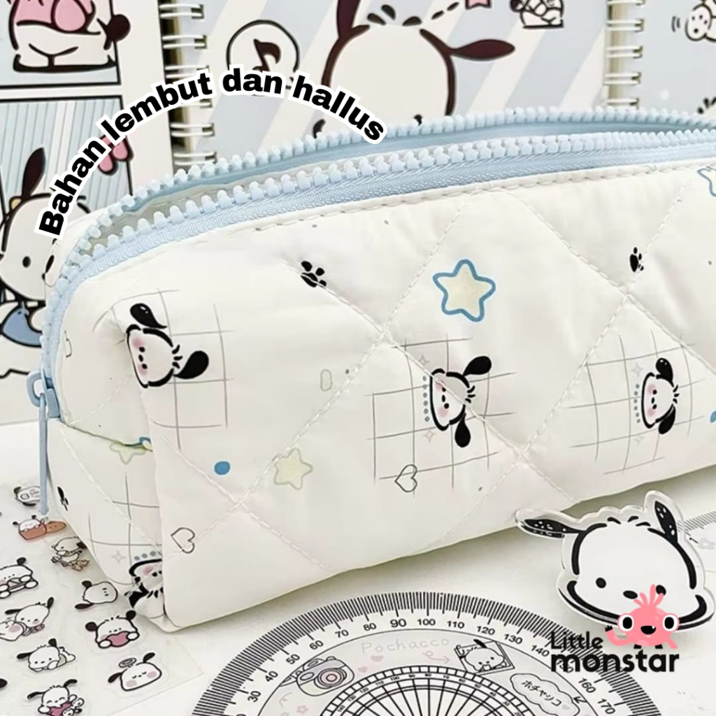 

Tempat Pensil Sanrio Pocha dan Teddy Bear Kotak Pensil Sekolah Serbaguna SB-11