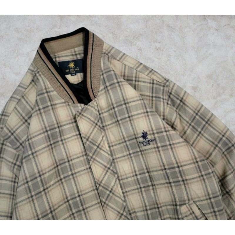 Vintage Casual Tartan Jacket By The Fox Polo Club