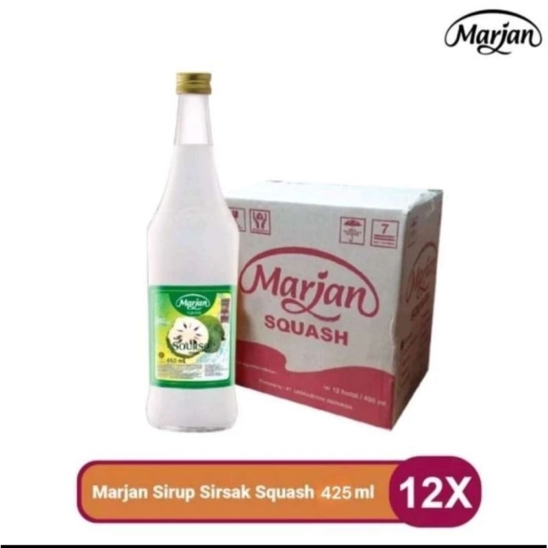 

MARJAN SQUASH 425ML PER KOTAK