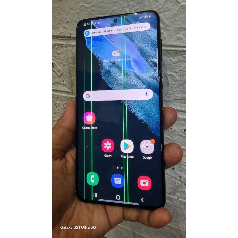 lcd original copotan samsung s21plus