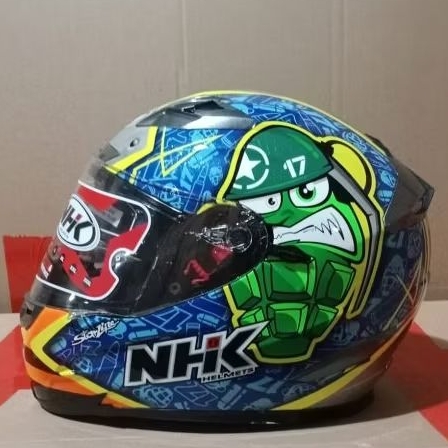 Helm Full Face NHK RX9 Double Visor Karel Abraham Size S M L XL XXL XXXL
