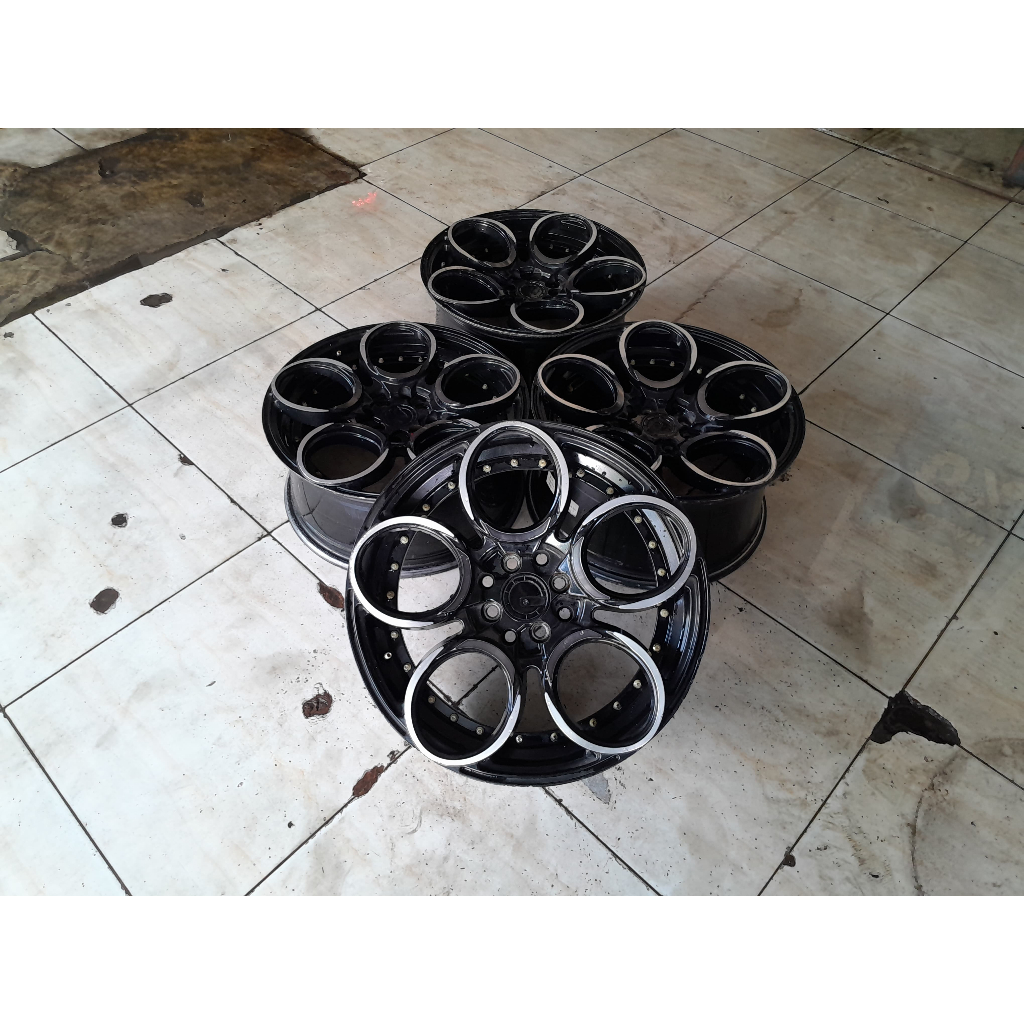 Velg Racing Celong Bekas Ring 17 ADV Pcd 4x100 4x114 Ring 17 Buat Yaris Jazz Avanza Xenia Datsun Con