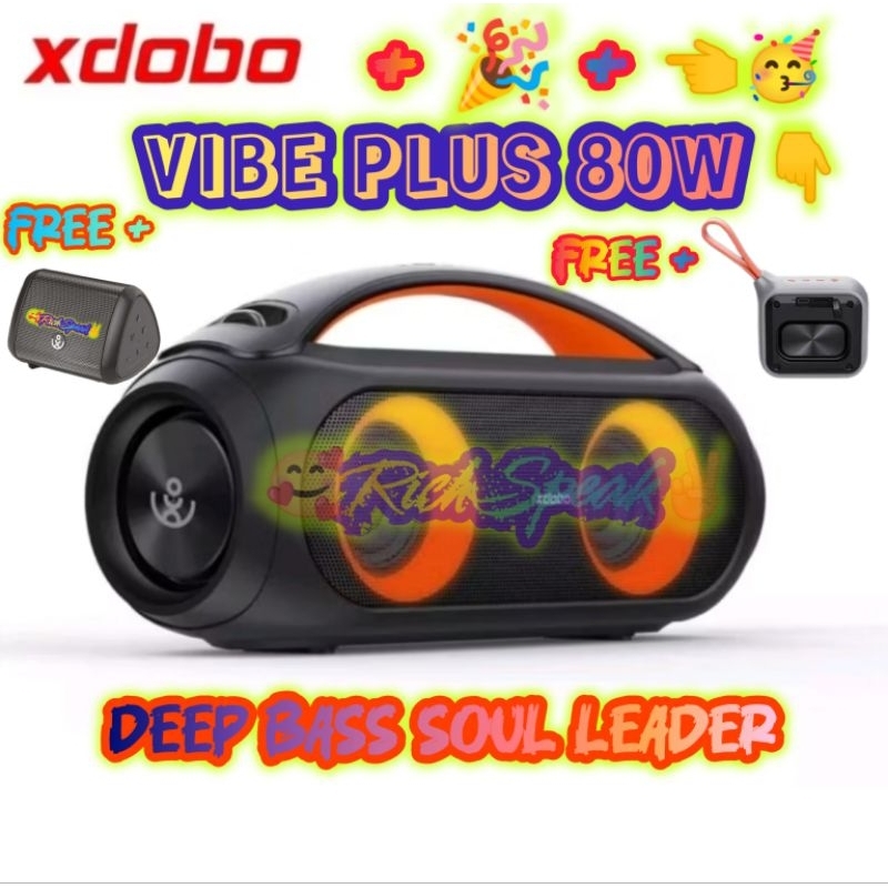 XDOBO VIBE PLUS 80W DEEP BASS SOUL LEADER WITH PARTY RGB LIGHT SHOW
