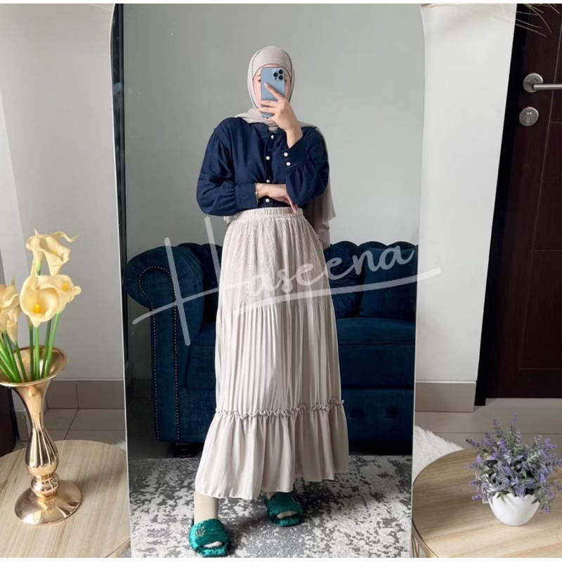 Rok layer plisket premium