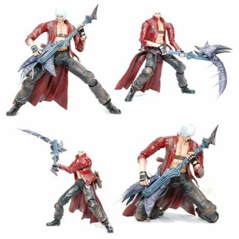 rare playarts kai devil may cry 3 dante vergil figure