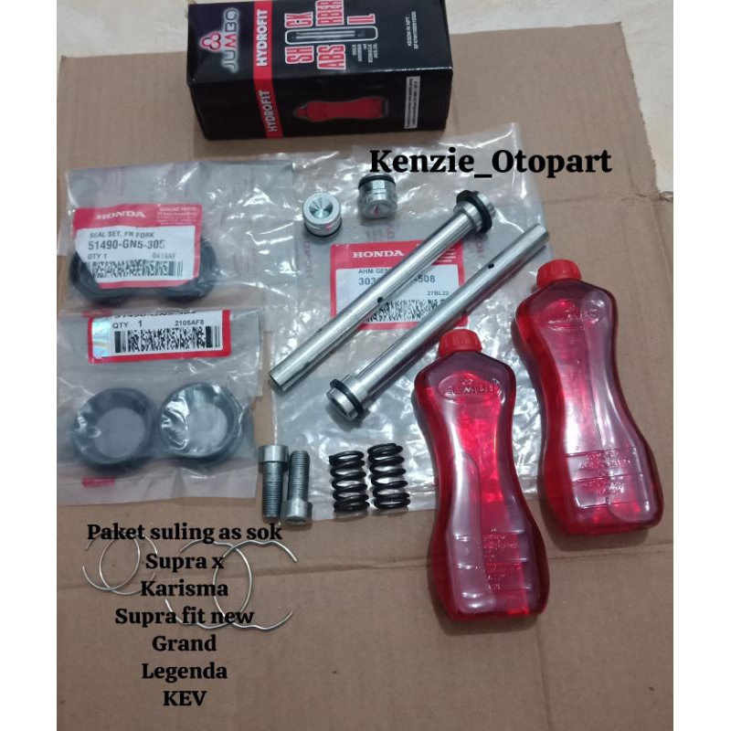 paket (Hemat) Suling As shock breaker Supra x Karisma Supra fit new legenda KEV