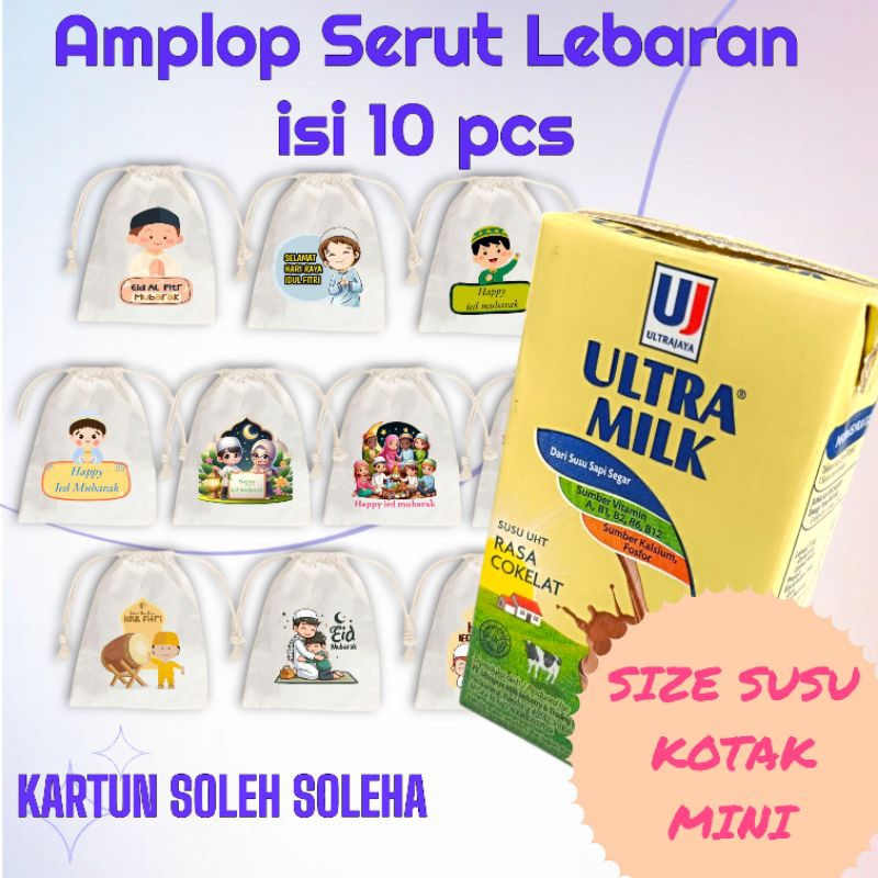 

Amplop Lebaran 2025 Angpau Serut Idul Fitri Unik Lucu isi 10 pcs