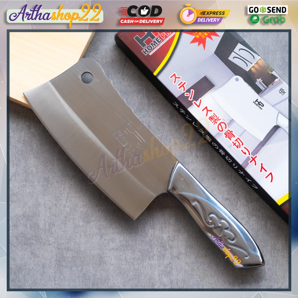 Pisau Daging LUJI Pisau Cincang Pisau Dapur Gagang stainless steel B-018