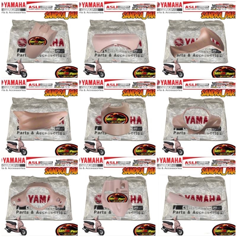 COVER FULL BODY HALUS GRAND FILANO 125 PINK ORIGINAL YAMAHA
