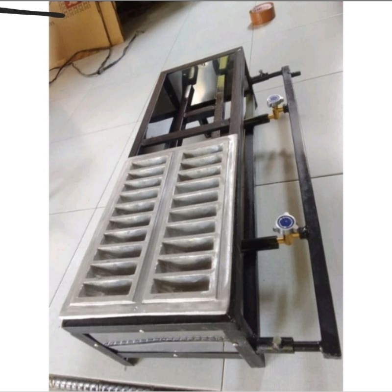 Kompor pukis / kue pancong 2 tungku