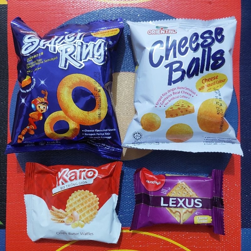 

Karo Waffle/Lexus/Super Ring/Cheese Balls (Ecer)