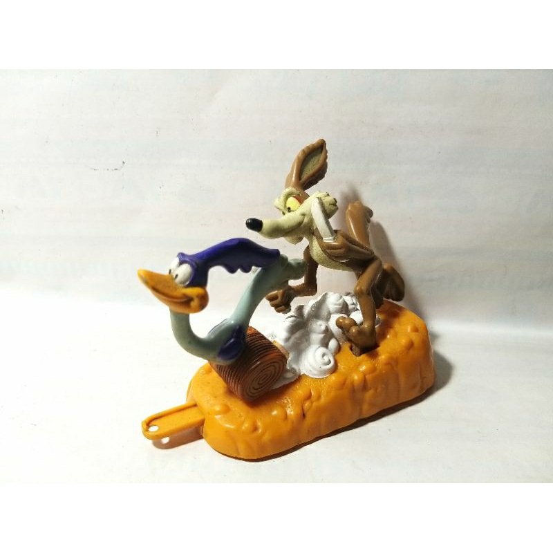 Wile E Coyote Road Runner Roadrunner Spacejam Space Jam Warner Bros WB 1995 Happy Meal Mcdonalds Mcd