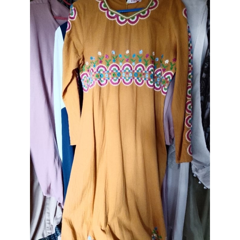 gamis Bordir preloved