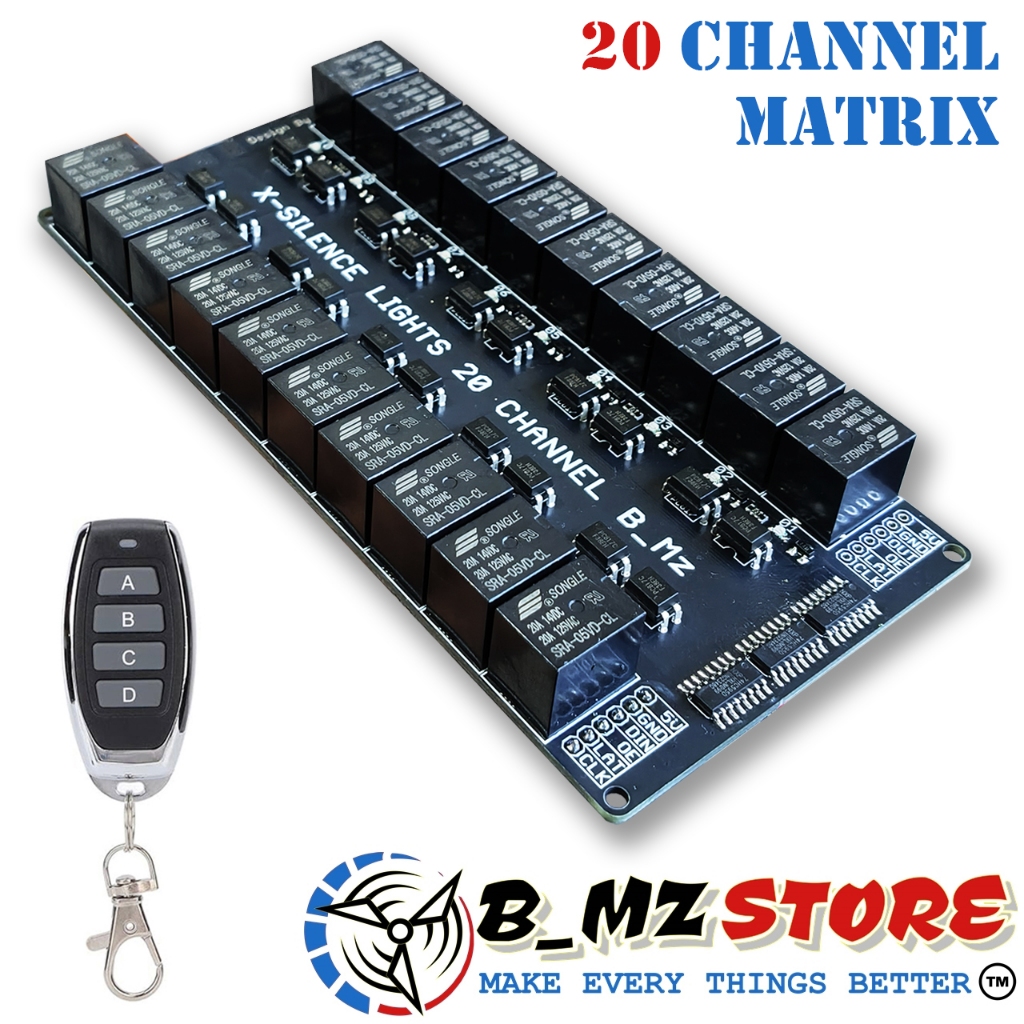 DIY Modul Matrix 20 Channel Mini Laser D2 Biled - Modul LED Matrix 20 CH Mini Laser D2 Biled