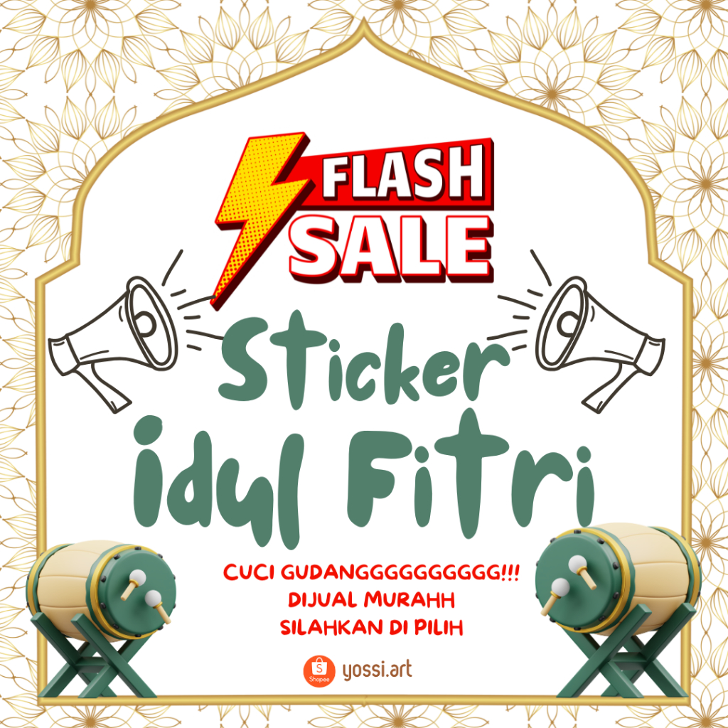 

STICKER TOPLES IDUL FITRI READY