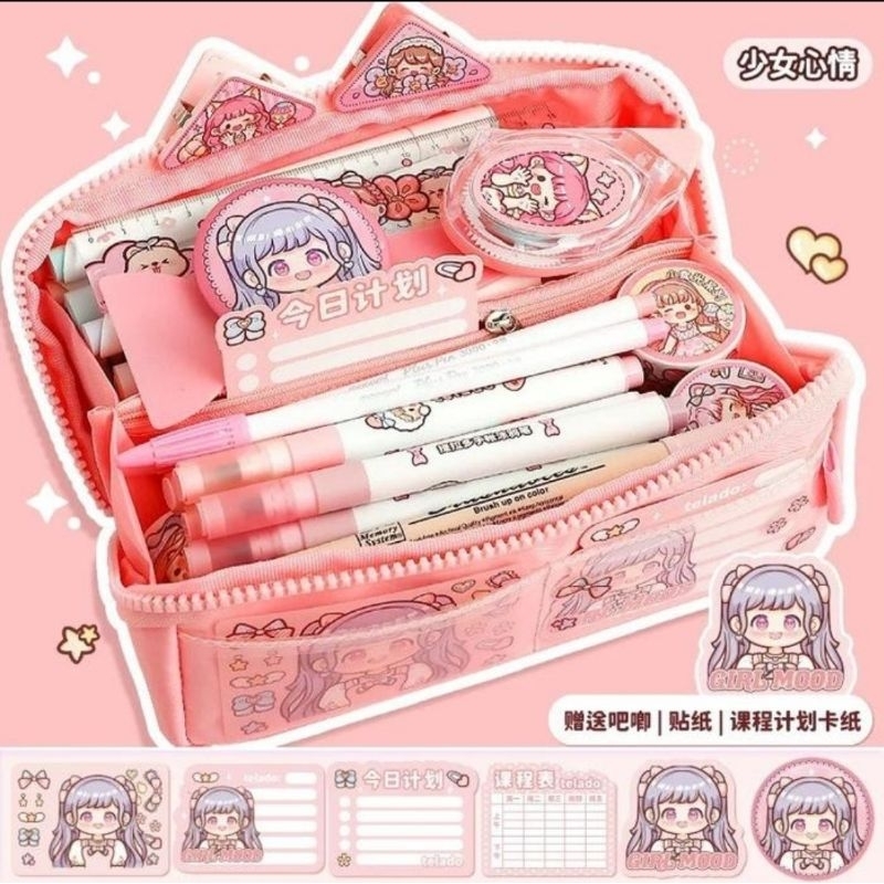 

tempat pensil kanvas