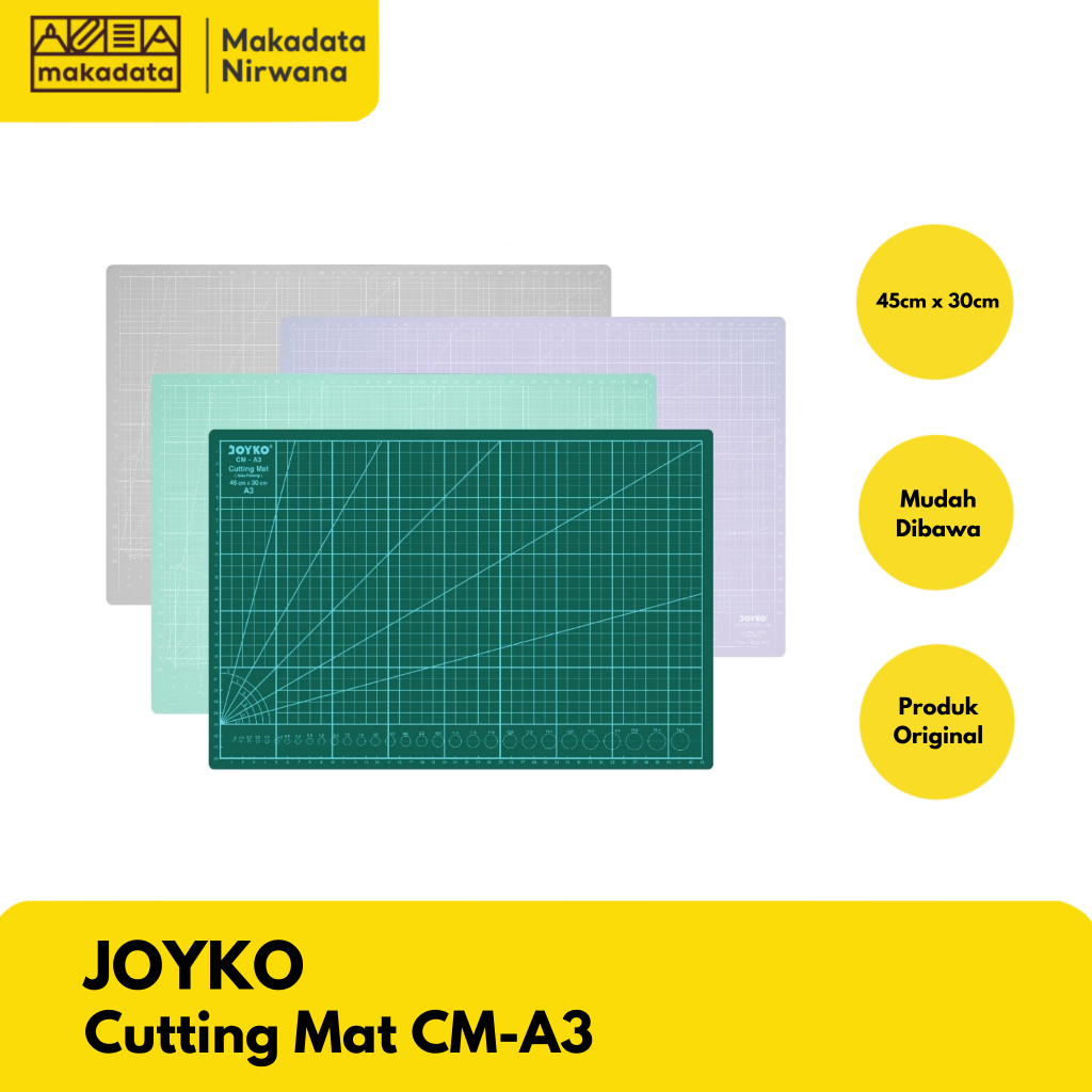 

JOYKO CUTTING MAT/ALAS PEMOTONG CM-A3 (1 PCS)