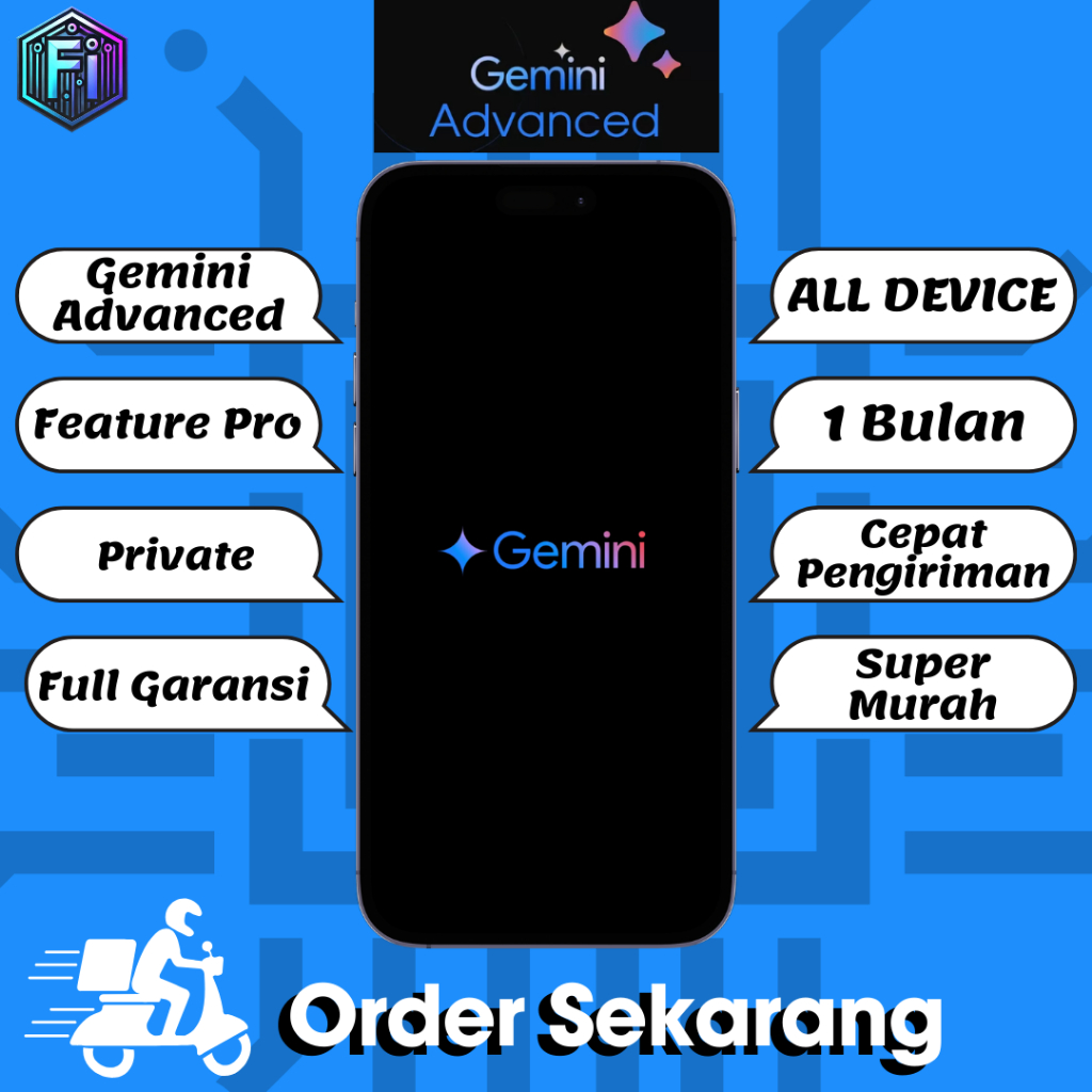 GEMINI AI VEO 3 ADVANCED PRIVATE | GEMINI AI PRO | GEMINI AI ADVANCED PREMIUM | PRIVATE | 1 BULAN | 