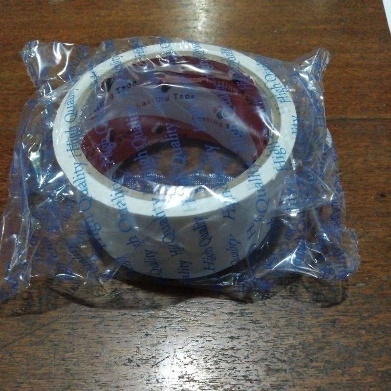 

DOUBLE TAPE 48MM X 10YARD LASTING / ISOLASI TIMBAL BALIK 2 INCH 4,8 CM X 10Y
