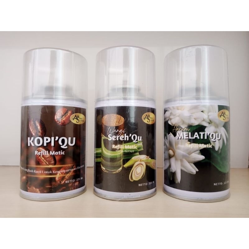 KOPI | MELATI | SEREH | PENGHARUM RUANGAN || Refill matic 225ml