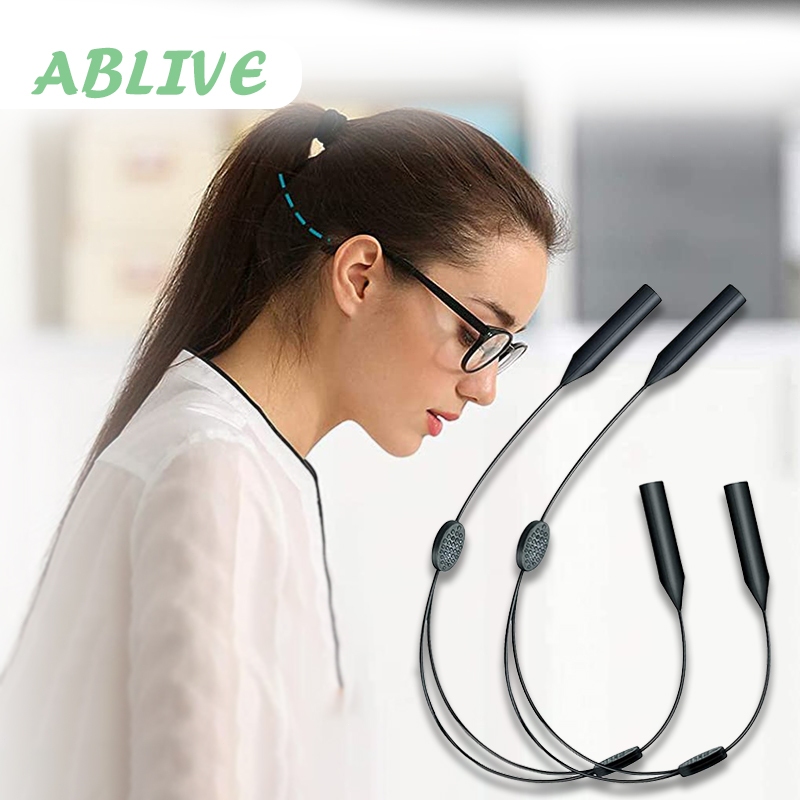 Adjustable Tali Kacamata Sport Silikon Strap Kacamata Olahraga