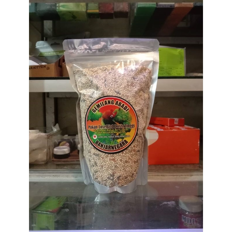 GEMILANG ABADI Pakan Lovebird Dosis Tinggi