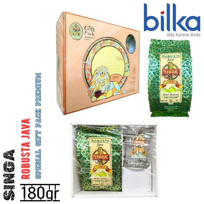 

SINGA Robusta Java Kopi Bubuk Spesial Edition Gift Pack Premium