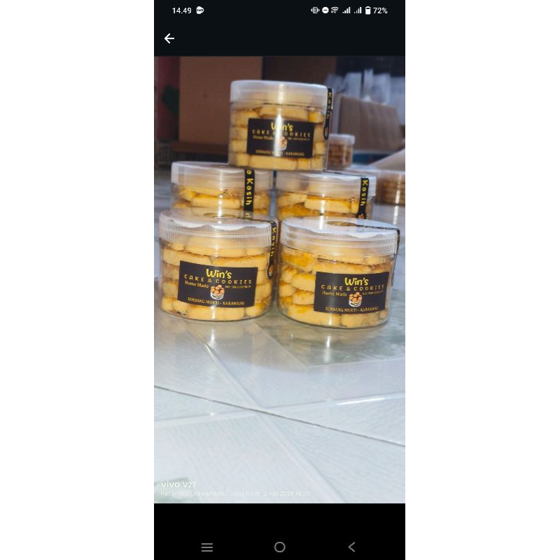 

kastangel keju home made 600ml