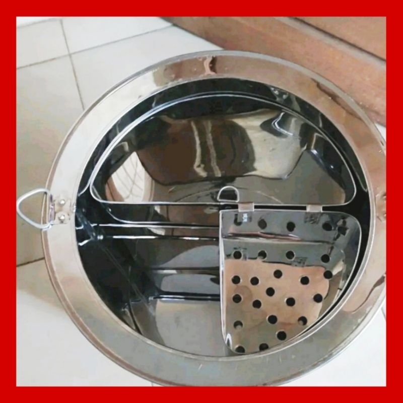 dandang mie ayam bakso stainlis sekat anakan/lepas