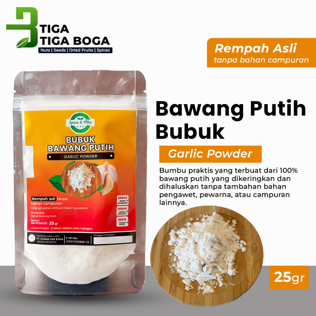 

Bawang Putih Bubuk / Garlic Powder Spice & Mix