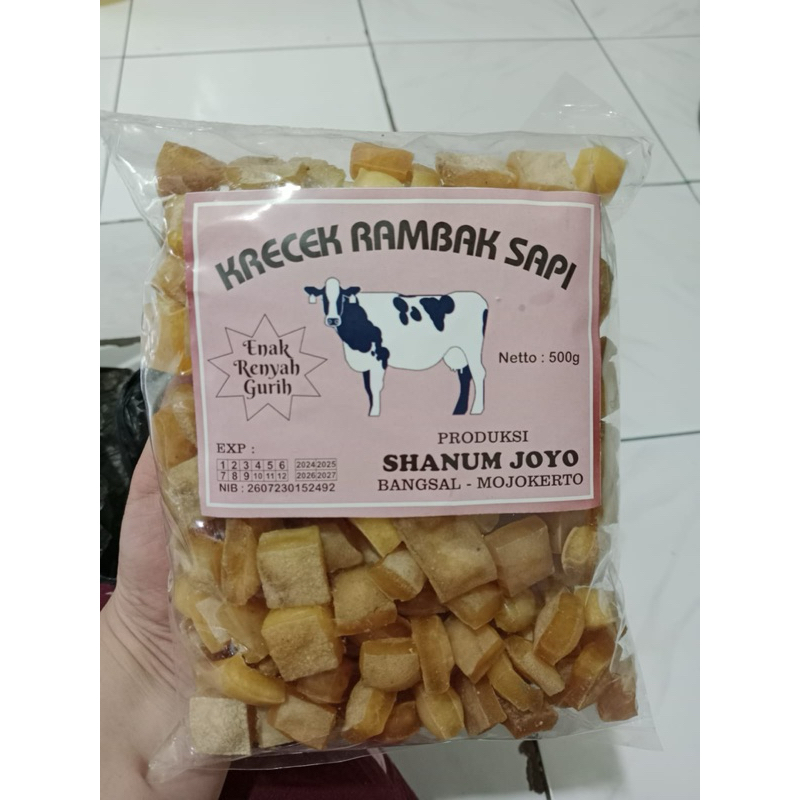 

Kerupuk Rambak Sapi Mentah asli Mojokerto