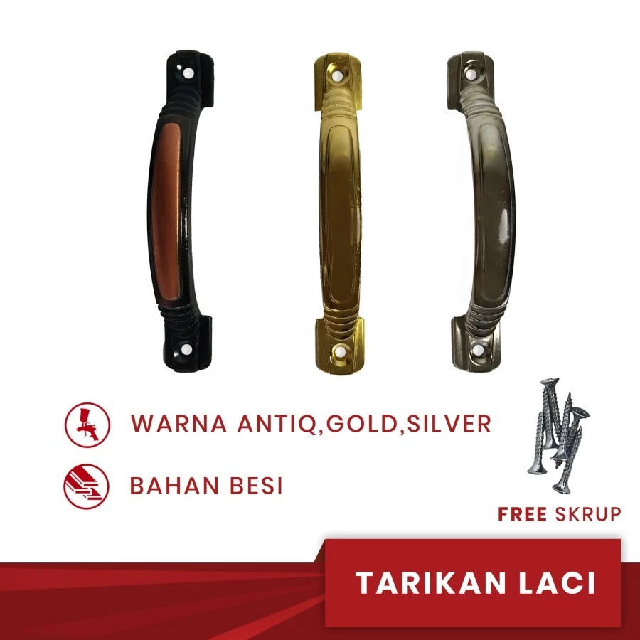 TARIKAN LACI / TARIKAN LEMARI / PEGANGAN LACI / TARIKAN LACI TYRO