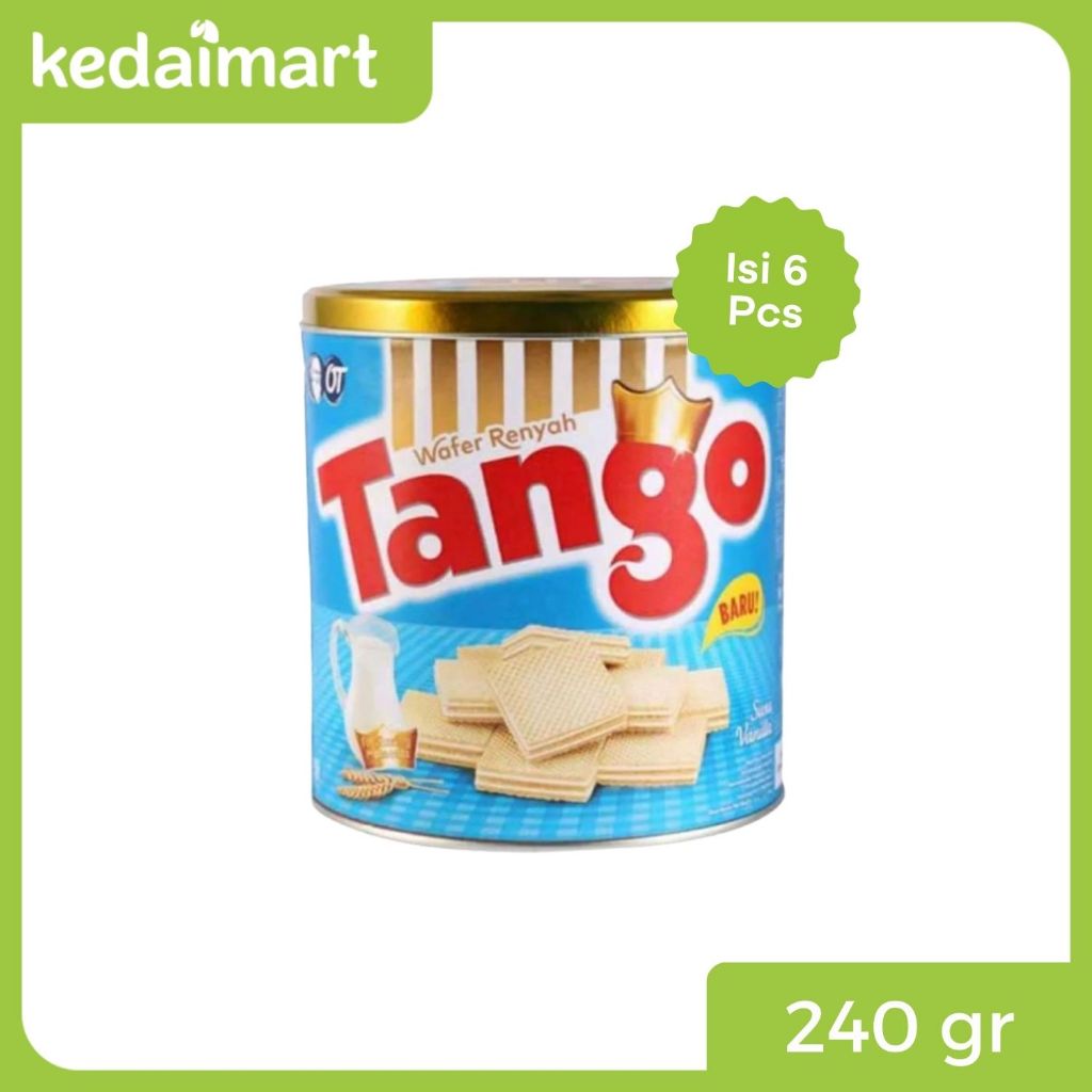 

Tango Wafer Vanilla Tin 300 Gram x 6 Pcs