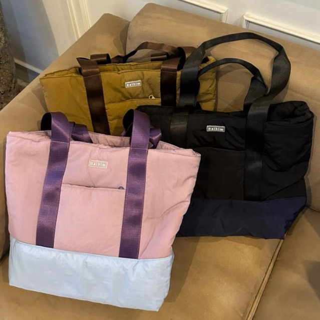 Baibim Yoora Bag Tote Bag / Tote Bag Puffy Shopping Bag / Tas Belanja Puffy Totebag