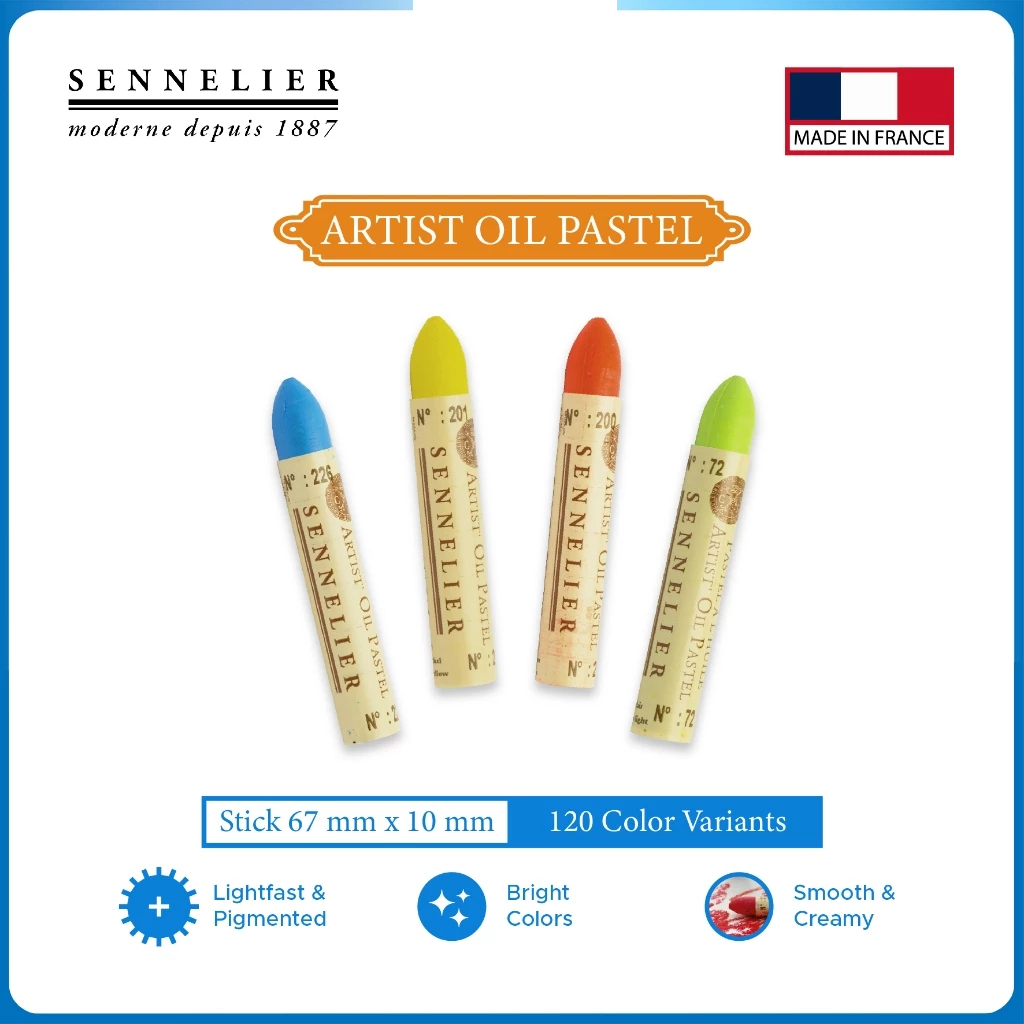 

Sennelier Artist Oil Pastel Color Stick Standard Size Satuan