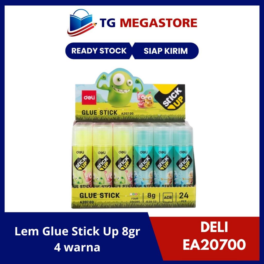 

Lem DELI Glue Stick Up 8gr 4 warna - EA20700