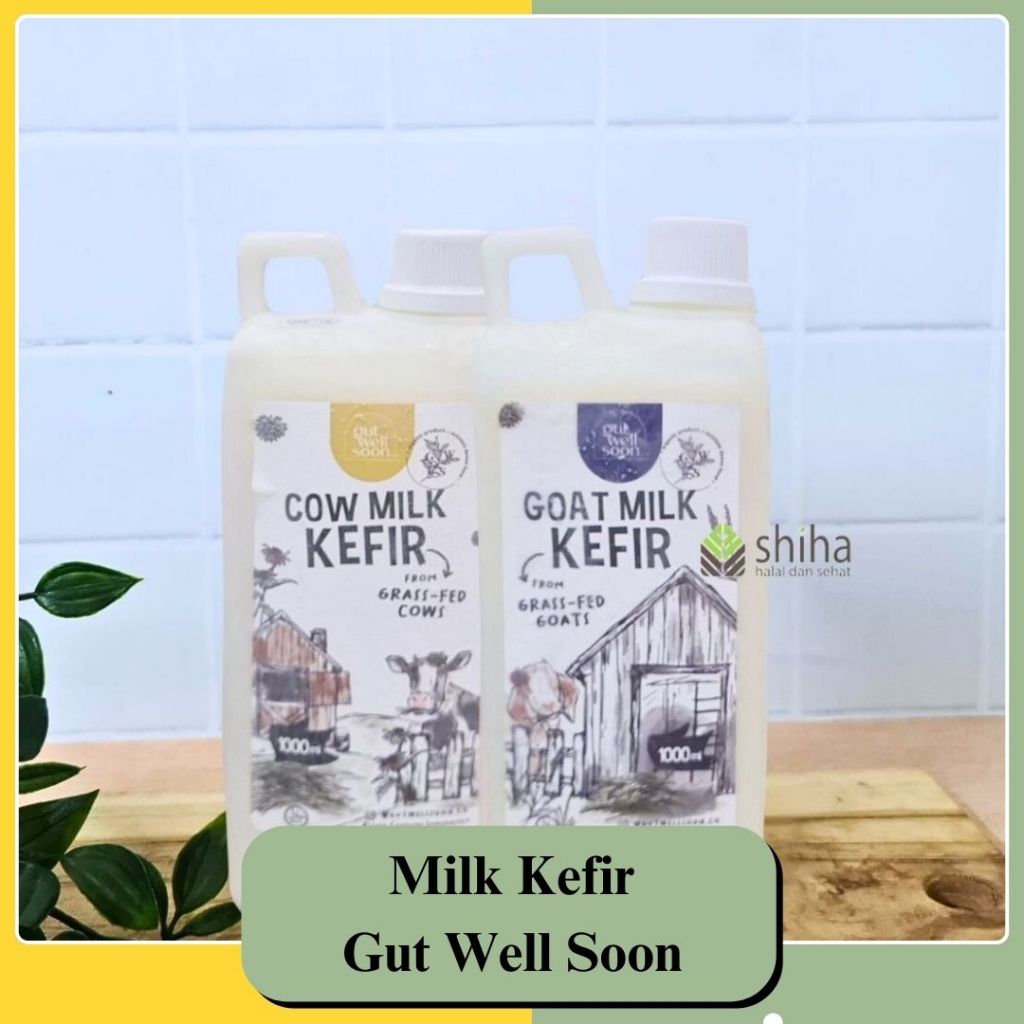 

SHIHA - Goat Milk Kefir I Cow Milk Kefir - Gut Well Soon | Gutwellsoon