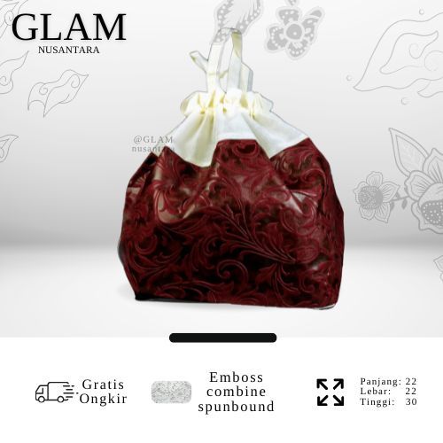 

(Satuan) Tas Hajatan Serut Embos Glamnusantara - Goodie Bag Hajatan Bahan Embos