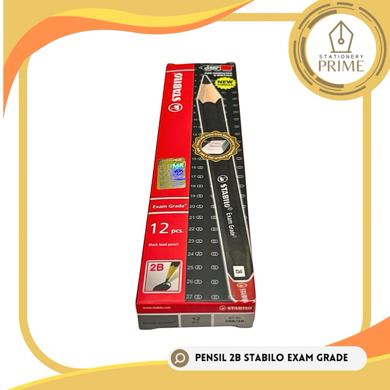 

Pensil 2B STABILO Exam Grade 288 Ujian Sekolah Komputer( Isi 12 Pcs ) CV4