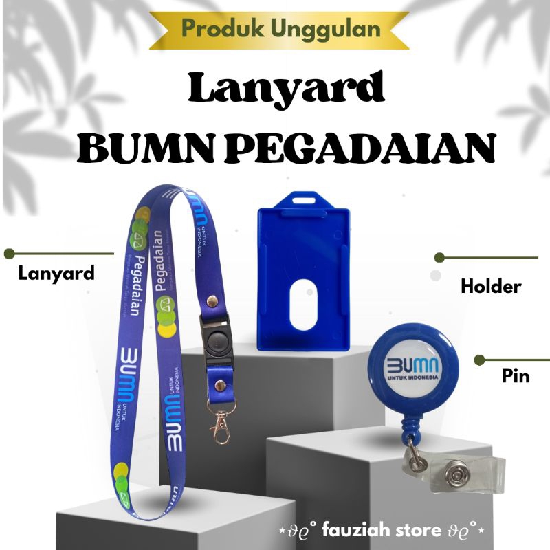 

READY! TALI ID CARD BUMN PEGADAIAN / LANYARD BUMN PEGADAIAN Termurah!!!