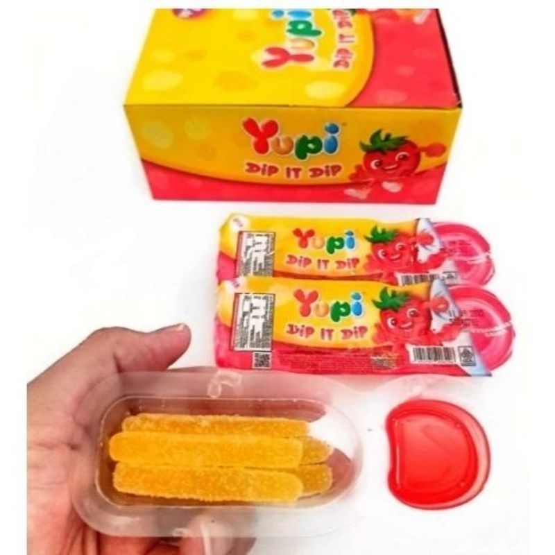 

YUPI DIP IT DIP STRAWBERRY | Isi 12pcs