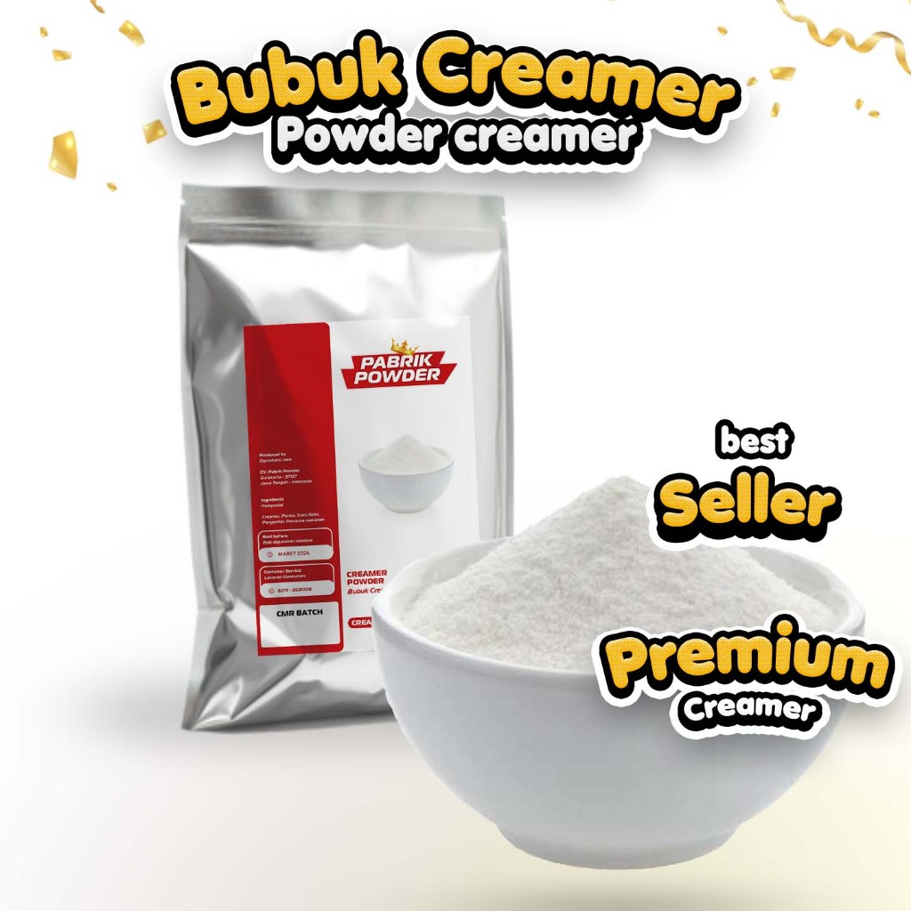 

Creamer Powder Premium, Krimer Bubuk Pengental Minuman