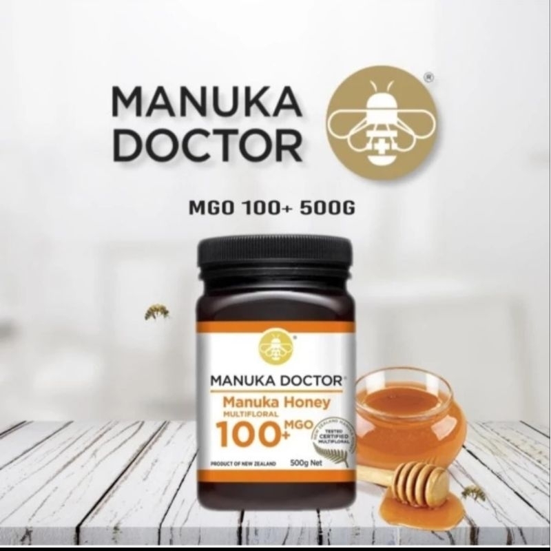 

Manuka honey doctor monofloral 100 mgo 500 gram expired April 2025 madu manuka