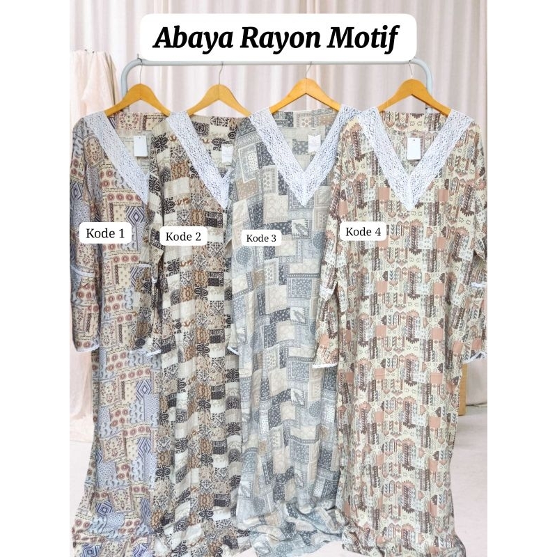 ABAYA MOTIF RAYON TERBARU DISTY COLLECTION